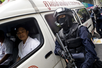 Policija i vojska upale u tržni centar, spašeno više od 100 ljudi Foto: AFP / PEDRO UGARTE