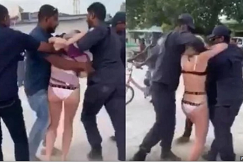 Izašla u bikiniju na ulicu,ubrzo završila iza rešetaka Izašla u bikiniju na ulicu,ubrzo završila iza rešetaka