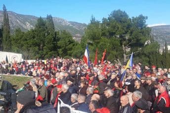 Delegacije SUNBOR-a i antifašista Crne Gore prisustvovale proslavi 75 godina oslobođenja Mostara Delegacije SUNBOR-a i antifašista Crne Gore prisustvovale proslavi 75 godina oslobođenja Mostara