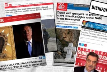 EU vs Disinfo: Dezinformacije zaoštravaju odnose Crne Gore i Srbije Lažne vijesti