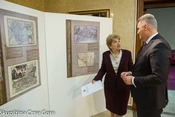 Otvorena izložba Crna Gora i Bugarska na karti Evrope od IV do XX vijeka Otvorena izložba Crna Gora i Bugarska na karti Evrope od IV do XX vijeka