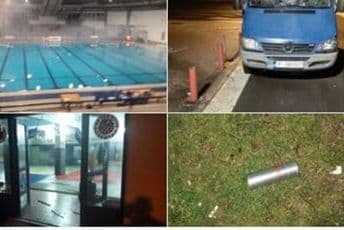 UP: Navijači Partizana oglušili se o upozorenja, gađali kamenicamaama Budva večeras