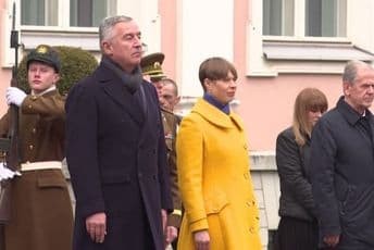Đukanovića dočekala predsjednica Estonije Đukanović sa Kaljulaid