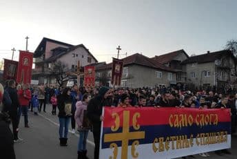 Litije održane u više gradova, pročitane molitve za bolesne i za zdravstvene radnike Litija u Bijelom Polju