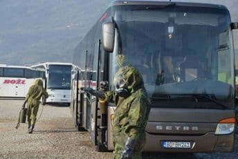 Pašić: Radimo na dekontaminaciji vozila, VCG spremna za izazov korona virusa Pašić: Radimo na dekontaminaciji vozila, VCG spremna za izazov korona virusa