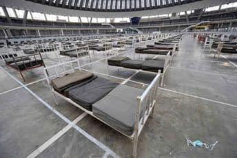 Na Beogradskom sajmu postavljeno 3.000 kreveta za oboljele od virusa korona Beogradski sajam