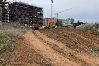 Počela izgradnja parkinga kod Rektorata Počela izgradnja parkinga kod Rektorata