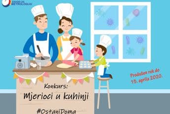 Produžen rok konkursa „Mjerioci u kuhinji” Produžen rok konkursa „Mjerioci u kuhinji”