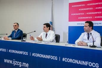 Dvoje na respiratoru, pacijent iz Nikšića nestabilno Dvoje na respiratoru, pacijent iz Nikšića nestabilno