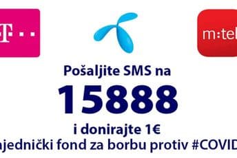 NKT: Od danas donacije SMS-om na broj 15888 NKT: Od danas donacije SMS-om na broj 15888