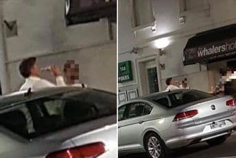 Gradonačelnik pozvao građane da ostanu kod kuće, nakon toga pio pivo na ulici, pa kažnjen
