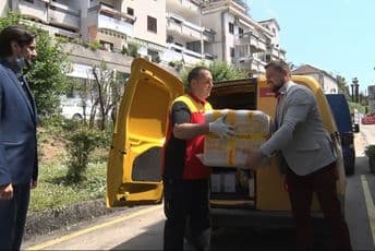 Herceg Novi: Stigao prvi dio pomoći iz pobratimskog, kineskog grada Hđina Herceg Novi: Stigao prvi dio pomoći iz pobratimskog, kineskog grada Hđina