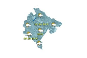 Od srijede promjena vremena: Temperaturne oscilacije, kiša i pojačan vjetar Od srijede promjena vremena: Temperaturne oscilacije, kiša i pojačan vjetar