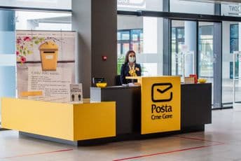 Pošta u podgoričkom hipermarketu Naš diskont Pošta u podgoričkom hipermarketu Naš diskont