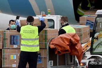 Nova donacija Statisa i Džeka Maa: Stiglo još 10 respiratora, 5.000 testova, 170.000 maski, 1.000 zaštitnih odijela... Nova donacija Statisa i Džeka Maa: Stiglo još 10 respiratora, 5.000 testova, 170.000 maski, 1.000 zaštitnih odijela...