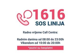 Skraćeno radno vrijeme Call Centra 1616 subotom i nedjeljom Skraćeno radno vrijeme Call Centra 1616 subotom i nedjeljom