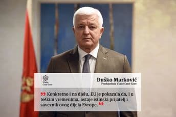 Marković čestitao 9. maj: Samo zajedno – mi smo Evropa Marković čestitao 9. maj: Samo zajedno – mi smo Evropa