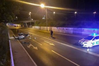 Udes kod podvožnjaka ka Maslinama (FOTO)