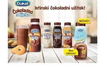 Tako jednostavno, a tako ukusno – Dukat čokoladna mlijeka! Tako jednostavno, a tako ukusno – Dukat čokoladna mlijeka!