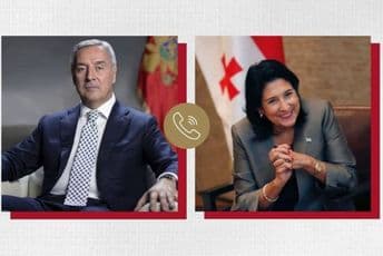 Đukanović sa predsjednicom Gruzije: Posjeta u prvom mogućem terminu Đukanović sa predsjednicom Gruzije: Posjeta u prvom mogućem terminu