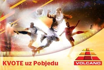 Volcano kvote u petak uz Pobjedu Volcano kvote u petak uz Pobjedu