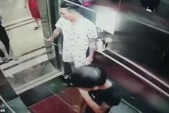 Pokušavali u lift da uguraju preveliko staklo, potpuna katastrofa (VIDEO)