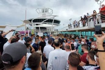 Članovi posade kruzera „Royal Caribbean“-a se vraćaju u CG 28. maja? Štrajk članova posade na kruzeru "Majesty of the Seas"
