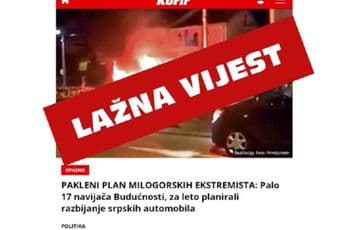 Još jedna lažna vijest: Kurir plasirao tekst sa namjerom izazivanja panike i nereda Još jedna lažna vijest: Kurir plasirao tekst sa namjerom izazivanja panike i nereda
