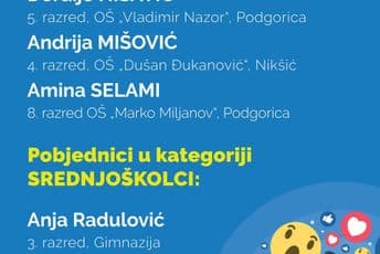 Odabrano šest najboljih radova na konkursu „Ja sam Evropa“ Odabrano šest najboljih radova na konkursu „Ja sam Evropa“