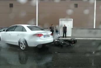 Kod Bazara povrijeđen motociklista Kod Bazara povrijeđen motociklista