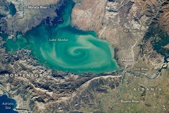 NASA: Skadarsko jezero primjer kriptodepresije NASA: Skadarsko jezero primjer kriptodepresije