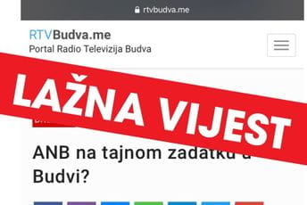 U Budvi pripadnici SBPOK-a, a ne agenti ANB-a U Budvi pripadnici SBPOK-a, a ne agenti ANB-a