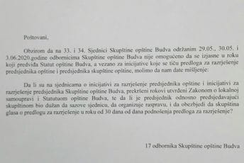 DPS Budva: Da li su na sjednicama prekršeni Zakon o lokalnoj samoupravi i Statut? DPS Budva: Da li su na sjednicama prekršeni Zakon o lokalnoj samoupravi i Statut?