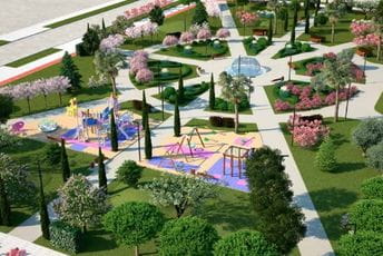 Gradi se park u Baru: Fontane, dječije igralište i zelenilo na čak devet hiljada kvadrata Gradi se park u Baru: Fontane, dječije igralište i zelenilo na čak devet hiljada kvadrata