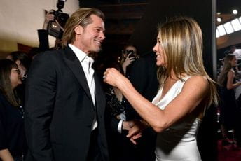 Dženifer Aniston i Bred Pit za istim stolom Dženifer Aniston i Bred Pit za istim stolom