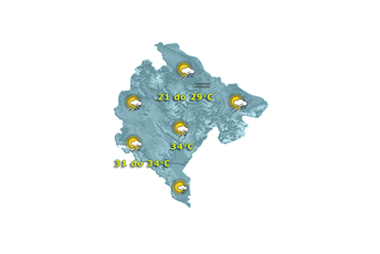 Od sjutra promjena vremena: Pad temperature, kiša, pljuskovi i grmljavina Od sjutra promjena vremena: Pad temperature, kiša, pljuskovi i grmljavina