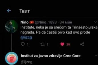 Nino pozvao Institut za javno zdravlje na pivo, oni odgovorili Nino pozvao Institut za javno zdravlje na pivo, oni odgovorili