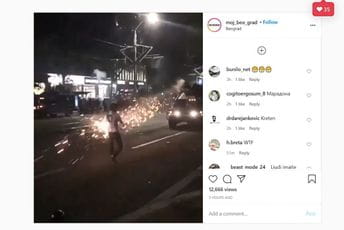 (VIDEO) BG: Direktno iz puške suzavcem gađali demonstranta (VIDEO) BG: Direktno iz puške suzavcem gađali demonstranta