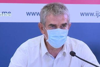 Kavarić: U crnogorskim bolnicama 121 pacijent pozitivan na koronavirus