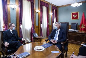 Brajović sa delegacijom ENEMO-a Brajović sa delegacijom ENEMO-a