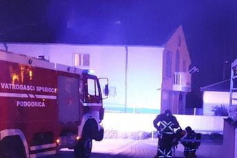 (FOTO) Požar u prodavnici auto djelova Castellana u Podgorici (FOTO) Požar u prodavnici auto djelova Castellana u Podgorici