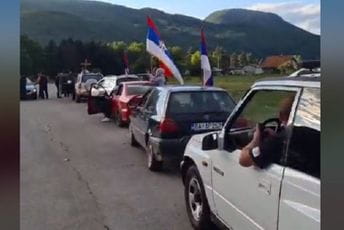 (VIDEO) U Beranama održana auto-litija (VIDEO) U Beranama održana auto-litija