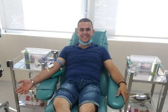 Danas u akciji davanja krvi učestvovalo 35 osoba Danas u akciji davanja krvi učestvovalo 35 osoba