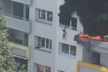 Francuska: Dječaci iskočili iz zapaljenog stana u naručje prolaznika Francuska: Dječaci iskočili iz zapaljenog stana u naručje prolaznika