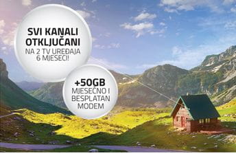 Šest mjeseci pretplata po jedan euro, na dva tv uređaja u kući! Šest mjeseci pretplata po jedan euro, na dva tv uređaja u kući!