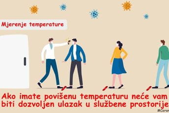Državni posao: Mjerenje temperature i maska na licu obavezni Državni posao: Mjerenje temperature i maska na licu obavezni