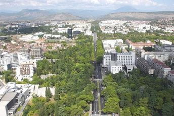 Dio glavnog podgoričkog bulevara u novom ruhu Dio glavnog podgoričkog bulevara u novom ruhu