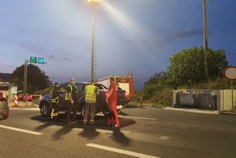 Udes u tunelu Sozina, saobraća se naizmjenično Udes u tunelu Sozina, saobraća se naizmjenično