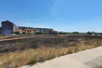 Kod Delte gorjelo nisko rastinje Kod Delte gorjelo nisko rastinje