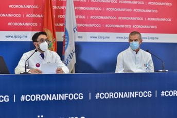 IJZCG: Crni dan, četvoro preminulo, 50 novozaraženih IJZCG: Crni dan, četvoro preminulo, 50 novozaraženih